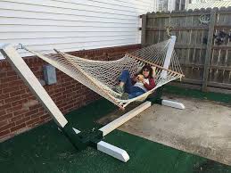 This is a large, solid metal frame that is ideal for constructing in a wooded area where it will be out of the way. 25 Diy Hammock Stand Ideas In 2021