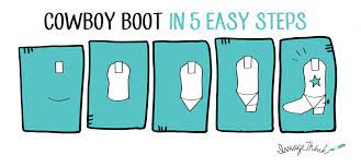 How To Draw A Cowboy Boot In 5 Easy Steps - Imagethink