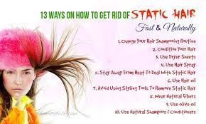Therefore, after washing, use mousses and. 13 Ways On How To Get Rid Of Static Hair Fast Naturally Static Hair Frizz Control Spray Hair Fixing