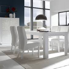 Table A Manger Blanc Laque Mat Design Belladone Table De Salle A Manger Blanche Salle A Manger Design Table Salle A Manger