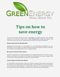 You'll find windows and doors are so we've compiled our top 10 tips on how to reduce energy costs through efficient electricity use around your home. Calameo Green Energy Koyal Group Inc Tips On How To Save Energy