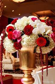 An Opulent Oscar Worthy Wedding At The Fairmont Royal York Wedluxe Magazine Low Wedding Centerpieces Indian Wedding Decorations Small Wedding Centerpieces