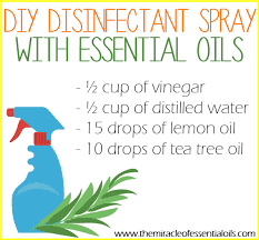 diy essential oil disinfectant spray