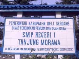 Berikut ini adalah detail data sman 1 t. Alamat Smp Negeri 1 Tanjung Morawa Sumatera Utara Alamat Sekolah Lengkap