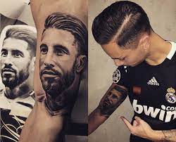 But it's his finger tattoos that have been voted the worst with the numbers 35, 32, 90+ and 19 on them. Fan Sticht Sich Ramos Tattoo Reals Kapitan Gefallt S Real Total