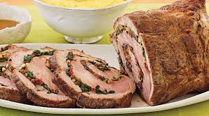 Mediterraner Rollbraten Mit Kasepolenta Rollbraten Rollbraten Rezept Rezepte