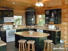 Which Kitchen Do You Like Weddingbee Log Home Kitchens Dark Green Kitchen Black Kitchen Cabinets