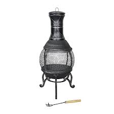 Knowing what steps to take in the event of a chimney fire is important but surprisingly, few of us are ever prepared for it or know what to do if the worst happens. Azuma Ember Cast Iron Chiminea Fire Pit Black Patio Burner Garden Heater Charcoal Outdoor Steel Chimney Buy Online In Montenegro At Montenegro Desertcart Com Productid 65952939