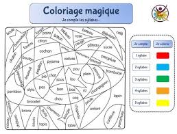 Vous n'avez que 2 choses à faire : Coloriage Magique Des Syllabes Un Anniversaire En Or