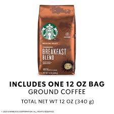 I always prefer to cut this type of bag open. Starbucks Medium Roast Ground Coffee Breakfast Blend 100 Arabica 1 Bag 12 Oz Walmart Com Walmart Com
