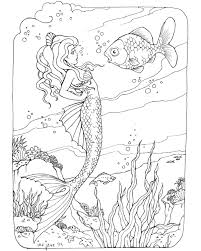 Mermaid Coloring Page Free Bjl Dibujos Dibujos De Sirenas Dibujos Para Colorear