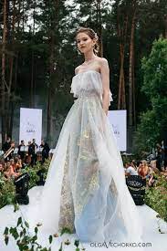 A Line Haute Couture Wedding Dress Ilan With Long Train Etsy Wedding Dress Couture Haute Couture Wedding Dress Ethereal Dress