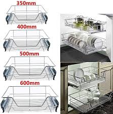 Ebtools Telescopico Cassetto Estraibile Cestelli A Rete Metallo Scorrevoli Cucina Sottolavello Scorrevole Organizzatore 600m Cestello Mobili Da Cucina Cucine