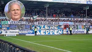 Sv meppen entlässt trainer torsten frings. Fans Entrollen Hopp Banner Auch Drittliga Partie Meppen Gegen Duisburg Wird Unterbrochen Sportbuzzer De