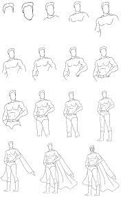 A Basic Superhero Drawing From Httpwwwcartooncritterscomdrawsuperherohtm Drawing Superheroes Drawings Learn To Draw