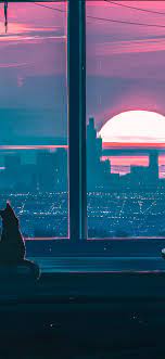 A subreddit dedicated entirely to anime wallpapers with dimensions/resolutions designed for use on phones. Anime Girl Cat City Scenery 4k Wallpaper 145
