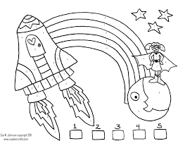 Color By Number Space Space Coloring Pages Coloring Books Coloring Pages