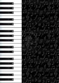 Abstract Background With Piano Keys And Musical Symbols Vector Piano Art Music Backgrounds Music Wallpaper