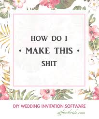 With wedding invitation templates, you can create printable professional and personalized cards. 10 Design Programs For Diy Wedding Invitations 5 Are Free