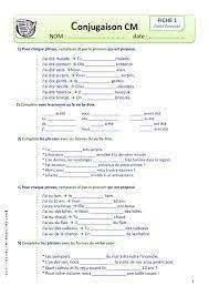 Leçons, exercices et affiches de conjugaison pour le cycle 3. Resultat De Recherche D Images Pour Francais Pdf Verbe Etre Et Avoir Exercice Cm2 Conjugaison Cm2 Exercices Conjugaison