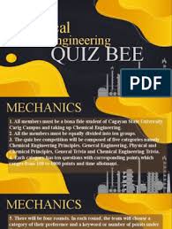 Pixie dust, magic mirrors, and genies are all considered forms of cheating and will disqualify your score on this test! Chemical Engineering Quiz Bee Pdf Evaporation Water