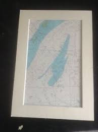 Details About Framed Admiralty Chart Mariners Favourite Places Kentish Knock A4 Size