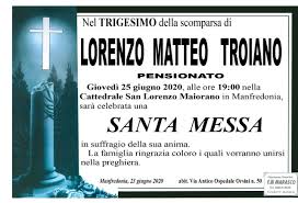 Non ci sono prodotti collegati all'utente. Funerali E Annunci Funebri A Lorenzo Matteo Troiano Funer24