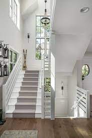 Modern Farmhouse In Chicago Suburbs Town Country Living Farmhouse Style House Cottage Staircase Farmhouse Remodel