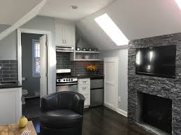 Cool garage plans offers unique garage apartment plans that contain a heated living space with its own entrance, bathroom, bedrooms and kitchen area to boot. Airbnb Apartment Above Garage Transitional Bedroom Minneapolis By Jacobson Construction Inc Houzz