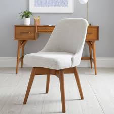 Many of these kinds of chairs are made of oak but i don't think this one is. West Elm X Pbt Mid Century Swivel Desk Chair Pottery Barn Teen