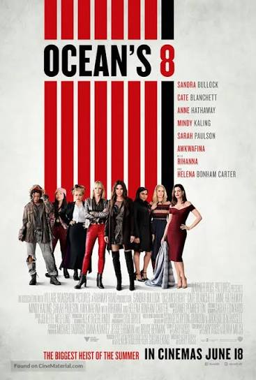 Ocean's 8 (2018) British movie poster