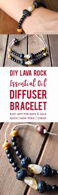 Looking for an essential oil bracelet aroma diffuser? Diy Lava Rock Essential Oil Diffuser Bracelet The Rising Spoon
