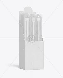 Download Kraft Paper Box With Snack Sticks Mockup In Sachet Mockups On Yellow Images Object Mockups PSD Mockup Templates