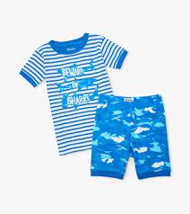 Shark Camo Organic Cotton Short Pajama Set Hatley Us