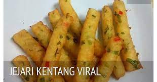 Cara Buat Resepi Jejari Kentang Viral Yang Sangat Mudah Kentang Resep Sarapan