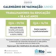 Bom jardim vacinará amanhã grupo com comorbidades acima dos 18 anos. Sme Anuncia Vacinacao De Todos Os Profissionais De Educacao Nos Dias 9 E 16 De Junho Prefeitura Da Cidade Do Rio De Janeiro Prefeitura Rio
