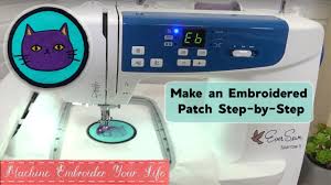 Nigel is a celebrated teacher of textiles and he swears by the bernina industrial 950 as one of the best sewing machines for embroidery. Make An Embroidered Patch Machine Embroider Your Life Episode 1 Youtube