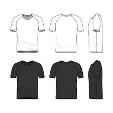 Kaos polos hitam dan putih bolak balik sumber : Desain Kaos Polos Hitam Depan Belakang Samping