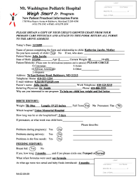 fillable online mwph sample completed form mt washington