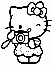 Color the pictures online or print them to color them with your paints or welcome to our supersite for interactive & printable online coloring pages! Hello Kitty Adorable Colouring Pages Coloring Home