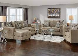 Newcastle Platinum 3 Pc Living Room W Sofa Chaise Living Room Sets Furniture Living Room Designs Living Room Sets