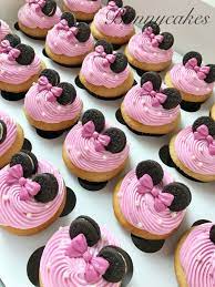 Pin By Adriana Apodaca On Baby Shower Minnie Mouse Cupcakes Minnie Mouse Birthday Cakes Mini Mouse Cupcakes