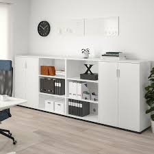 Galant Storage Combination White 126x47 1 4 Ikea Ikea Galant Ikea Office Storage Ikea Office