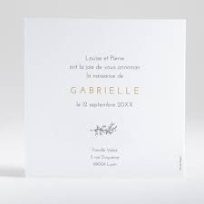 Utilisez ce texte pour vos messages à envoyer par mail, sms ou sur une carte anniversaire. Faire Part Naissance Carre Faire Part Elegant