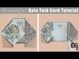 › card making tutorials 2019. 1 The Best Gate Fold Card Idea That Will Leave You Drooling For More Youtube Gatefold Cards Fancy Fold Cards Fancy Folds