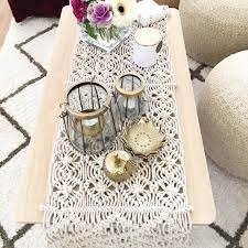 New Runner From Kmart Macrame Runner 15 Kmartaus I Had A Trip To Another Kmart Yesterday And Found This Beauty All Macrame Runner Macrame Kmart Hacks