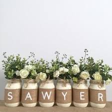 Baby Shower Mason Jar Centerpieces Baby Shower Mason Jars Centerpieces Mason Jar Decor Baby Shower Decorations Girl Rustic Baby Shower Decor Mason Jar Centerpieces Baby Shower Mason Jar Baby Shower Rustic