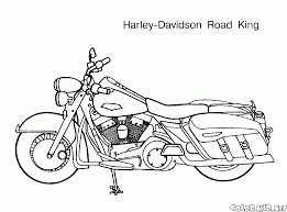 Harley covers your new ride with a. Coloring Page Motorcycle On A Stand