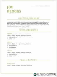 Resume format pick the right resume format for your situation. Classic Green Cv Resume Template Cv Template Master