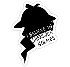 Believe In Sherlock Profile Sticker By Maskedfangirl Sherlock Printable Stickers Print Stickers